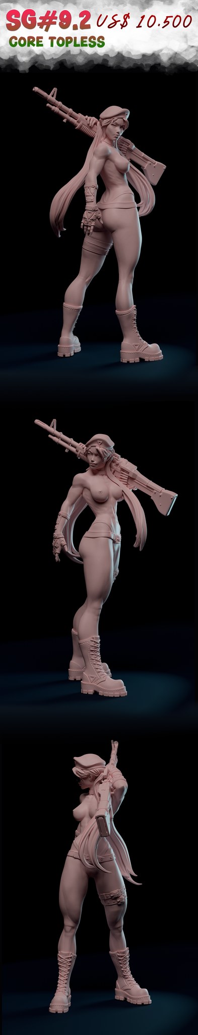 Sergeant Kelly resin figure