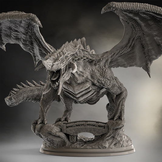 Kaiju Dragon resin figure