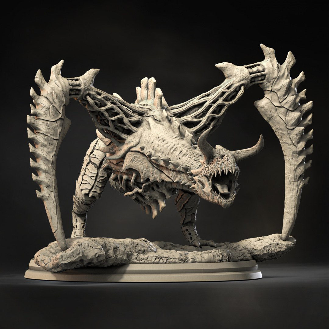 Zendikrest resin figure