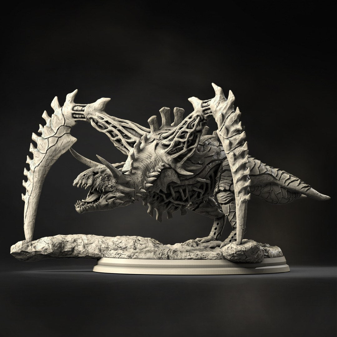 Zendikrest resin figure