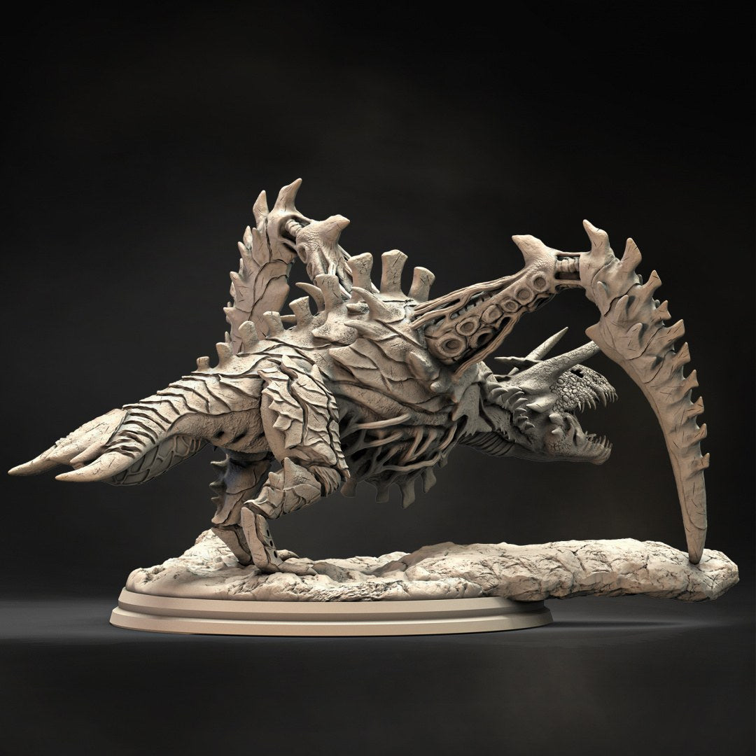 Zendikrest resin figure