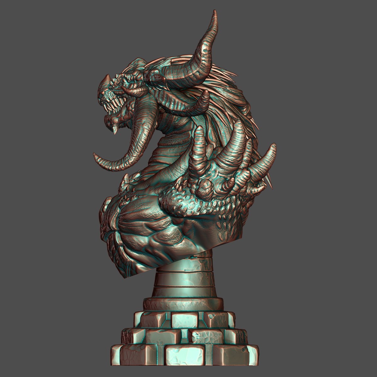 Devouring Jaws resin figure
