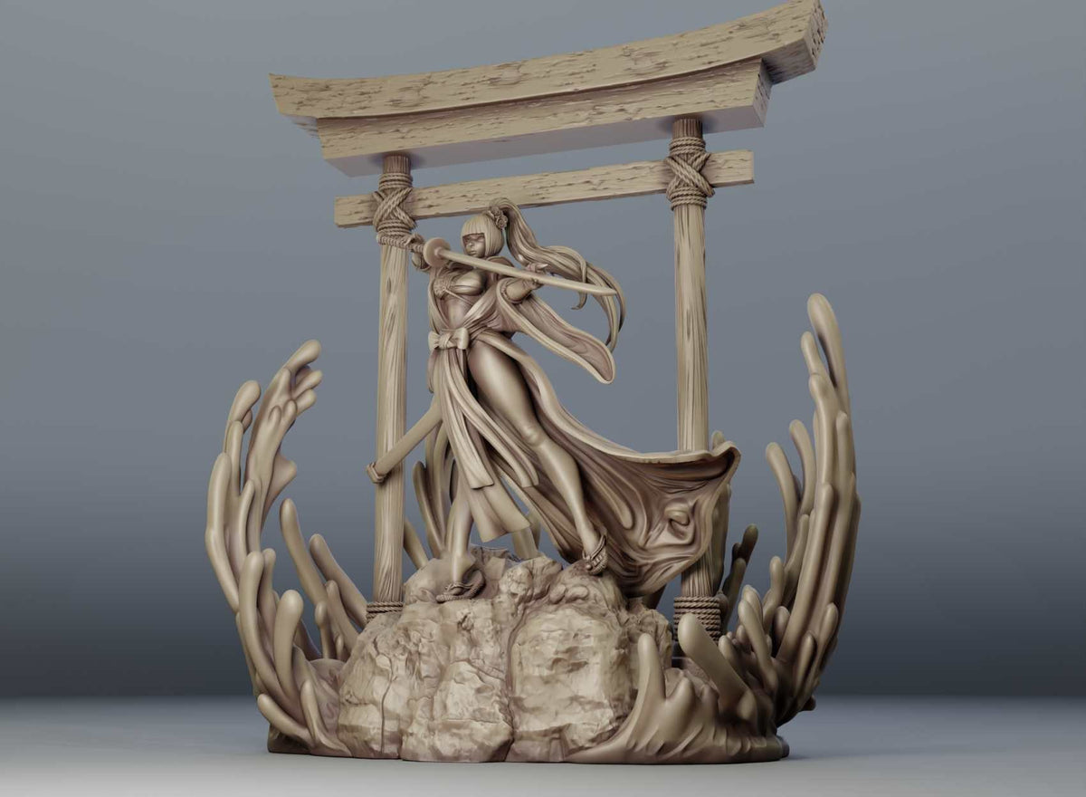 Dames & Dragons 4 resin figure