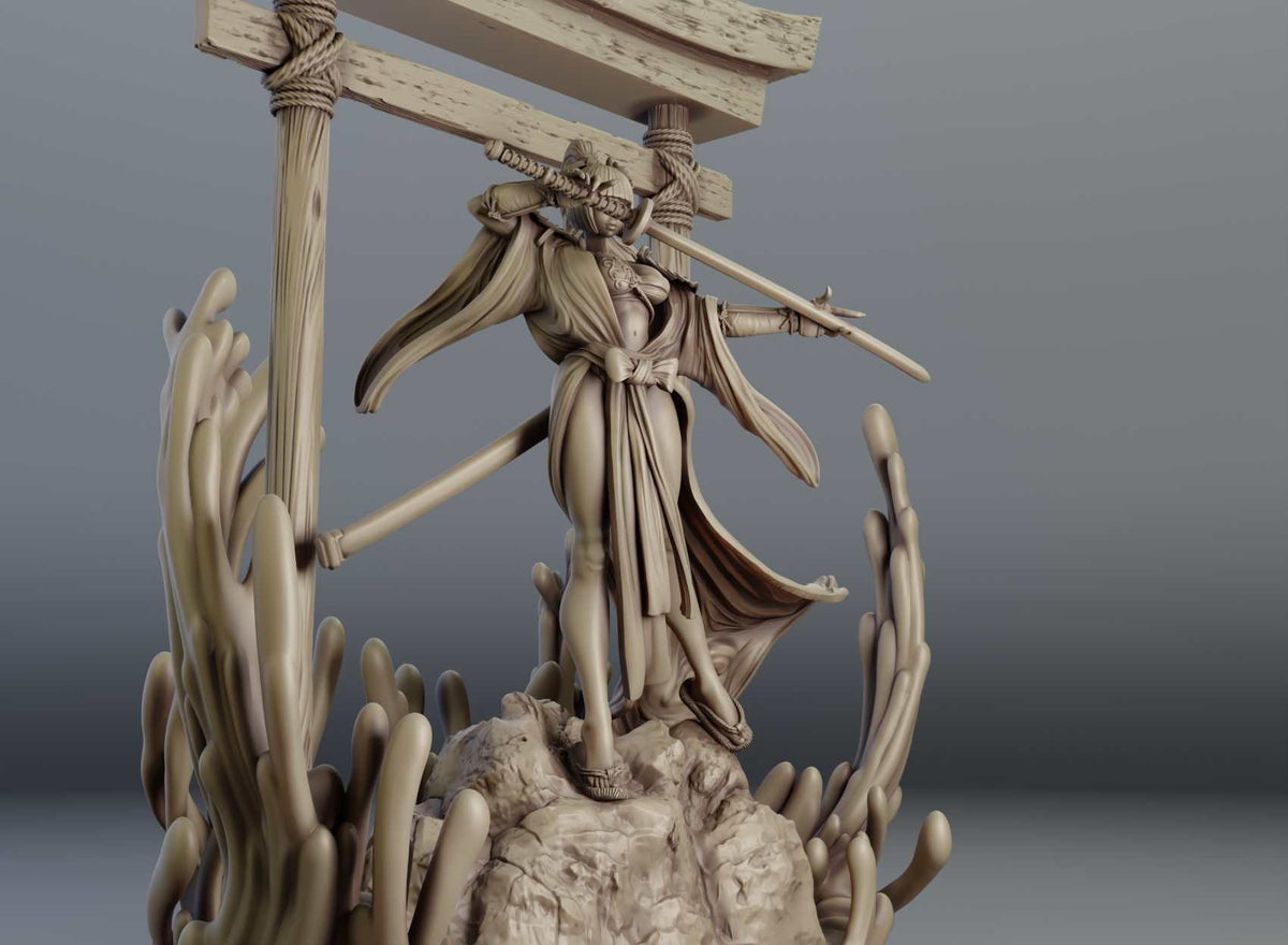 Dames & Dragons 4 resin figure