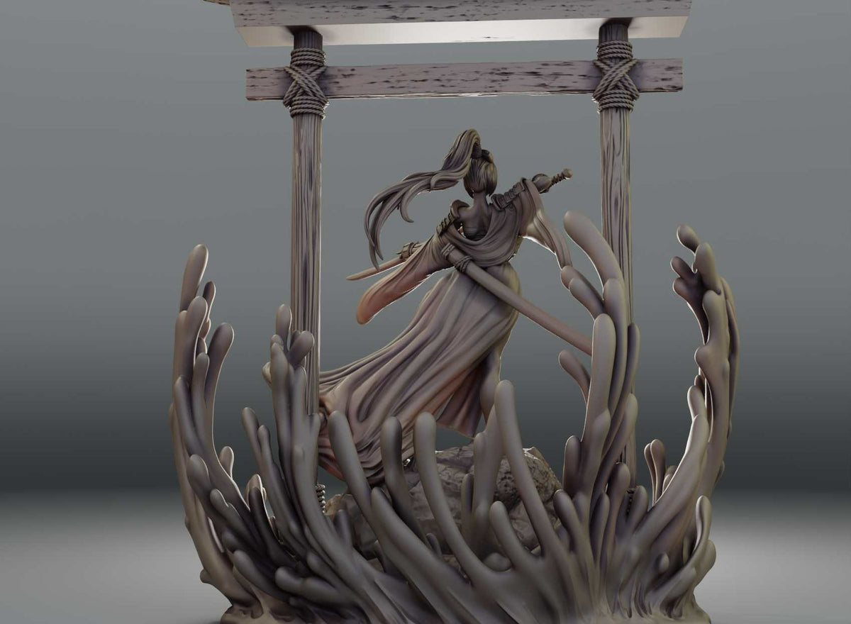 Dames & Dragons 4 resin figure