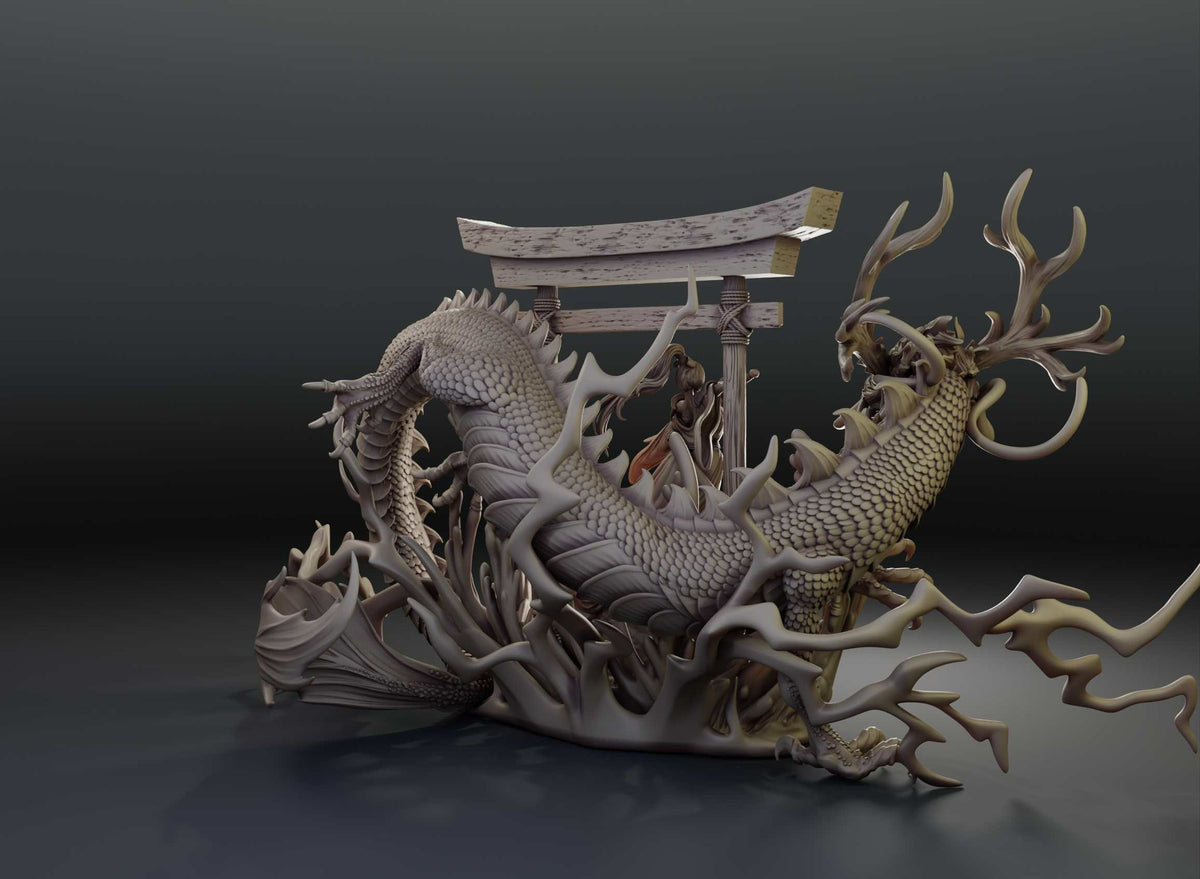 Dames & Dragons 4 resin figure