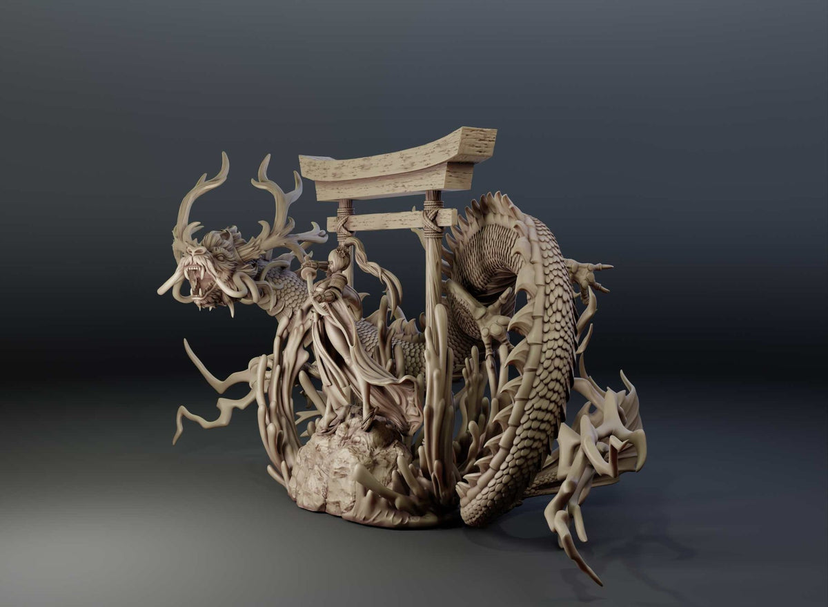 Dames & Dragons 4 resin figure