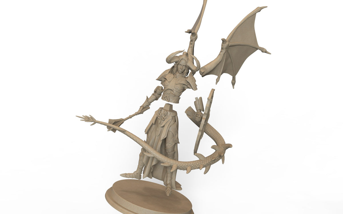 Morrigan resin figure