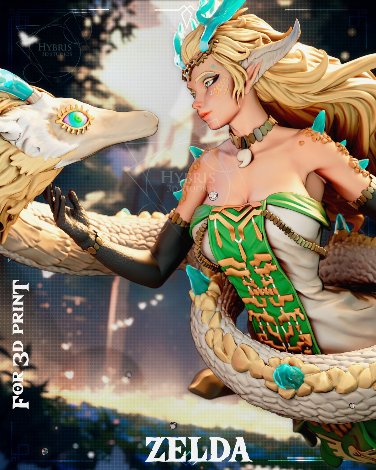 Dragon Zelda resin figure