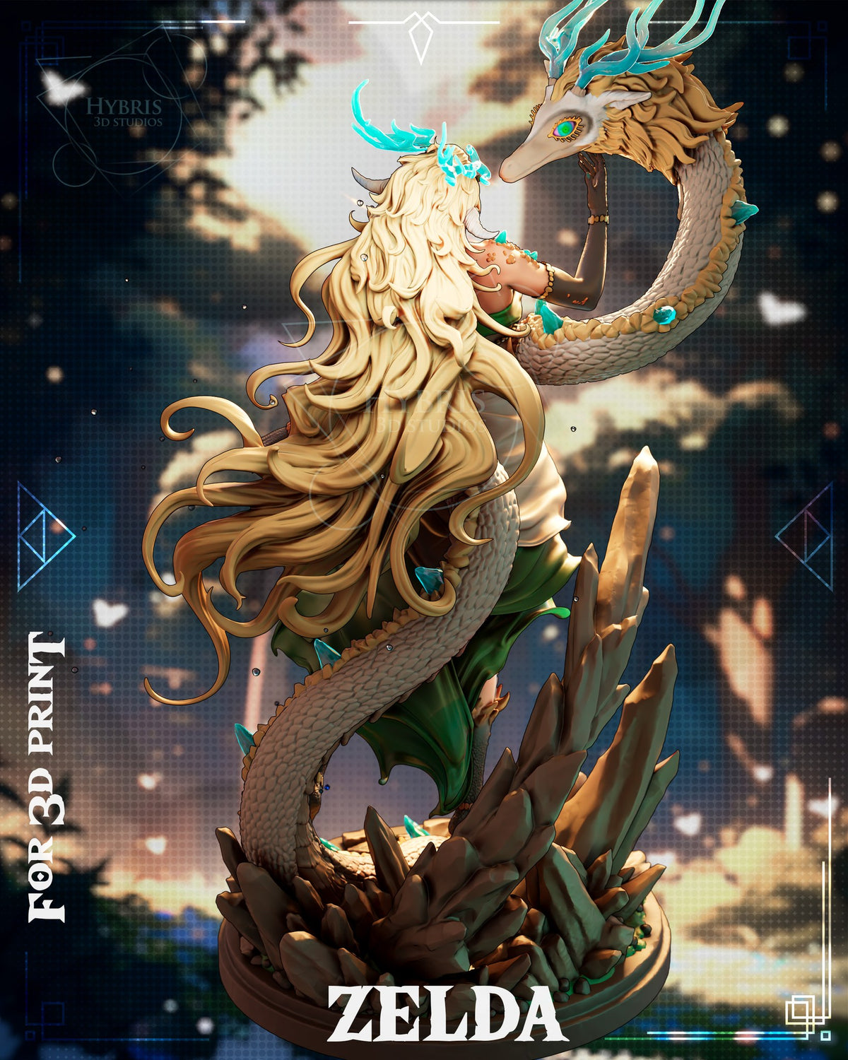 Dragon Zelda resin figure