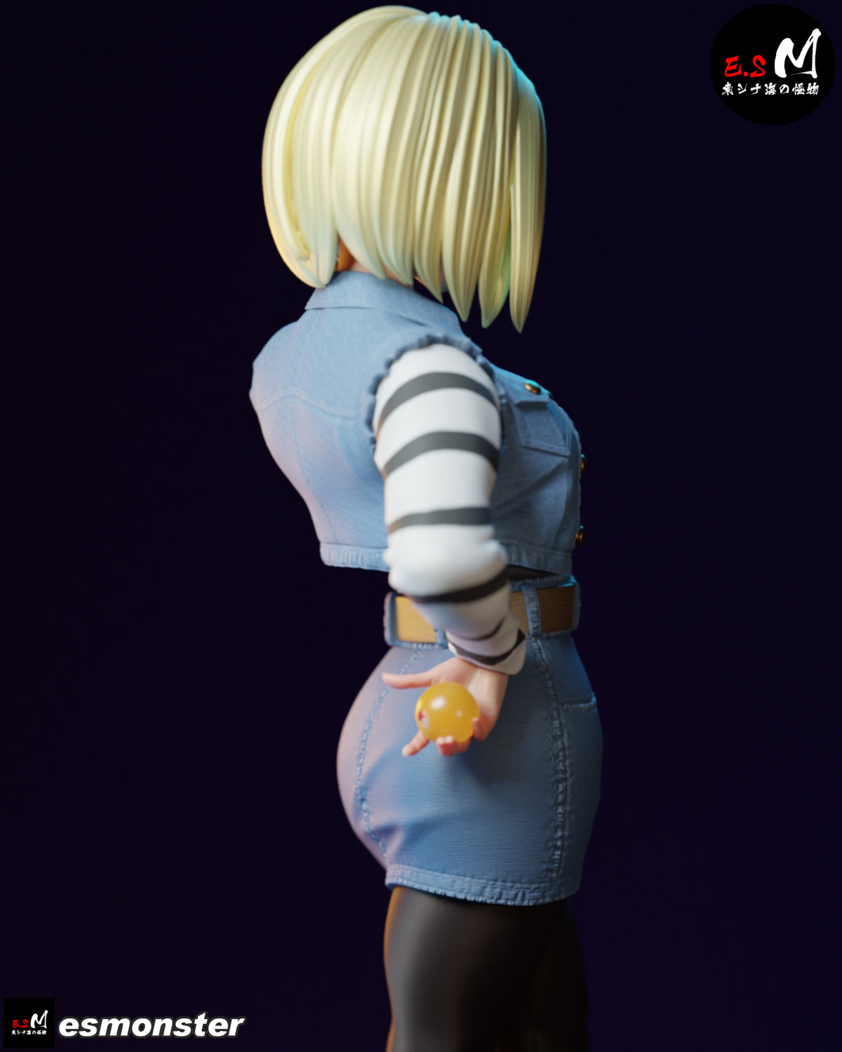 Android 18 resin figure