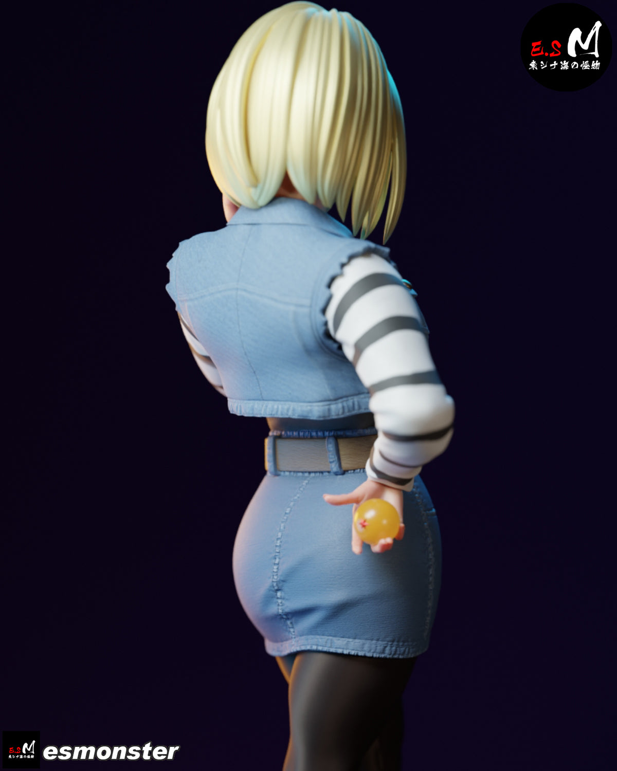 Android 18 resin figure