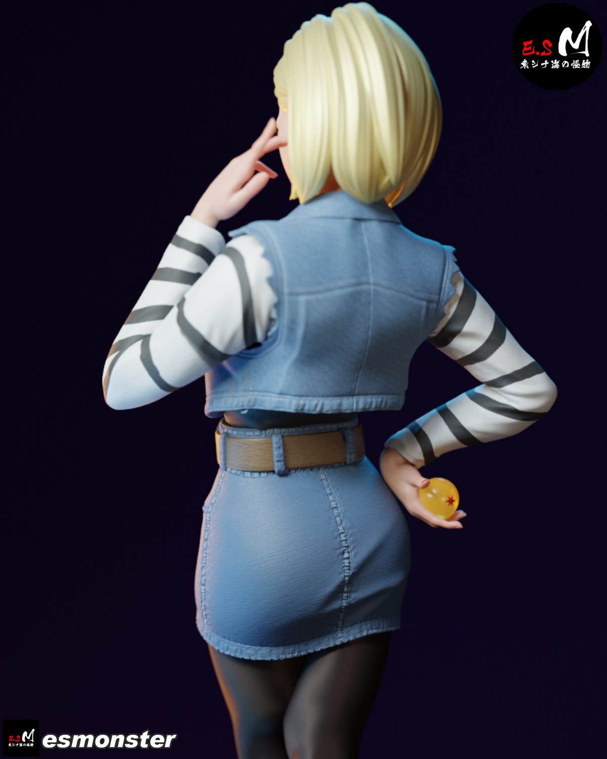 Android 18 resin figure