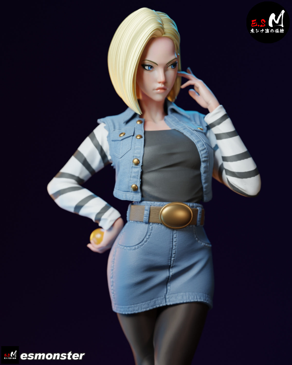 Android 18 resin figure