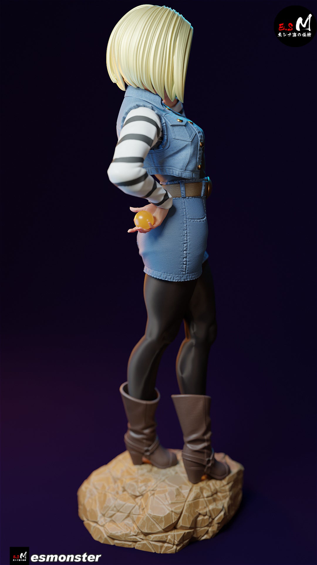 Android 18 resin figure
