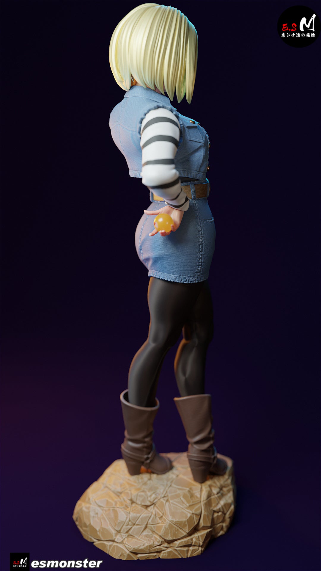 Android 18 resin figure