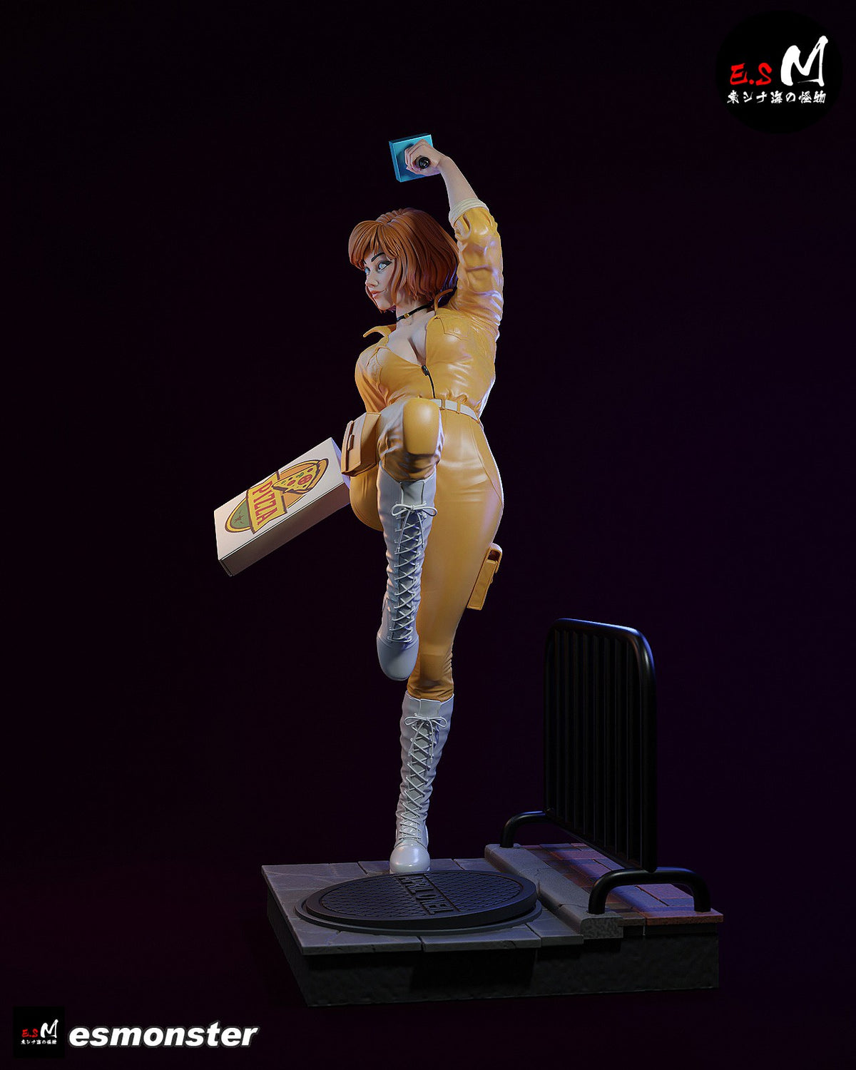 April O'Neil resin figure