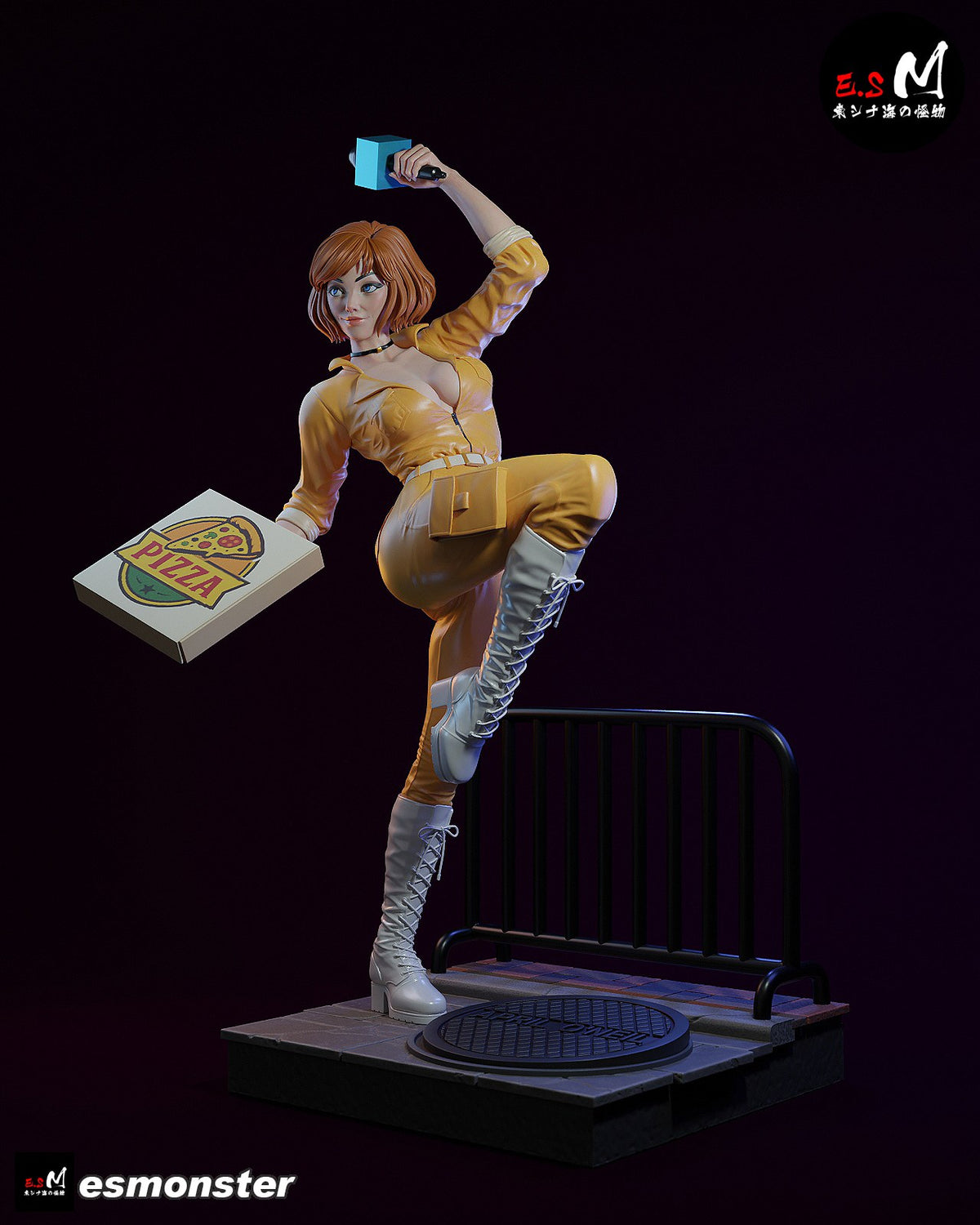April O'Neil resin figure