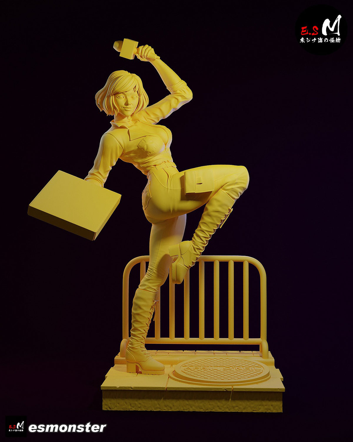 April O'Neil resin figure