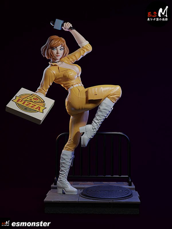 April O'Neil resin figure