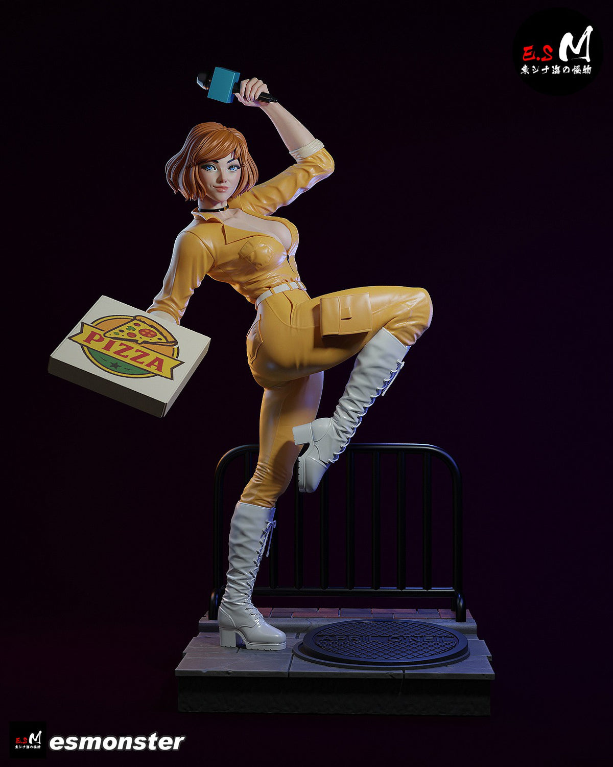 April O'Neil resin figure