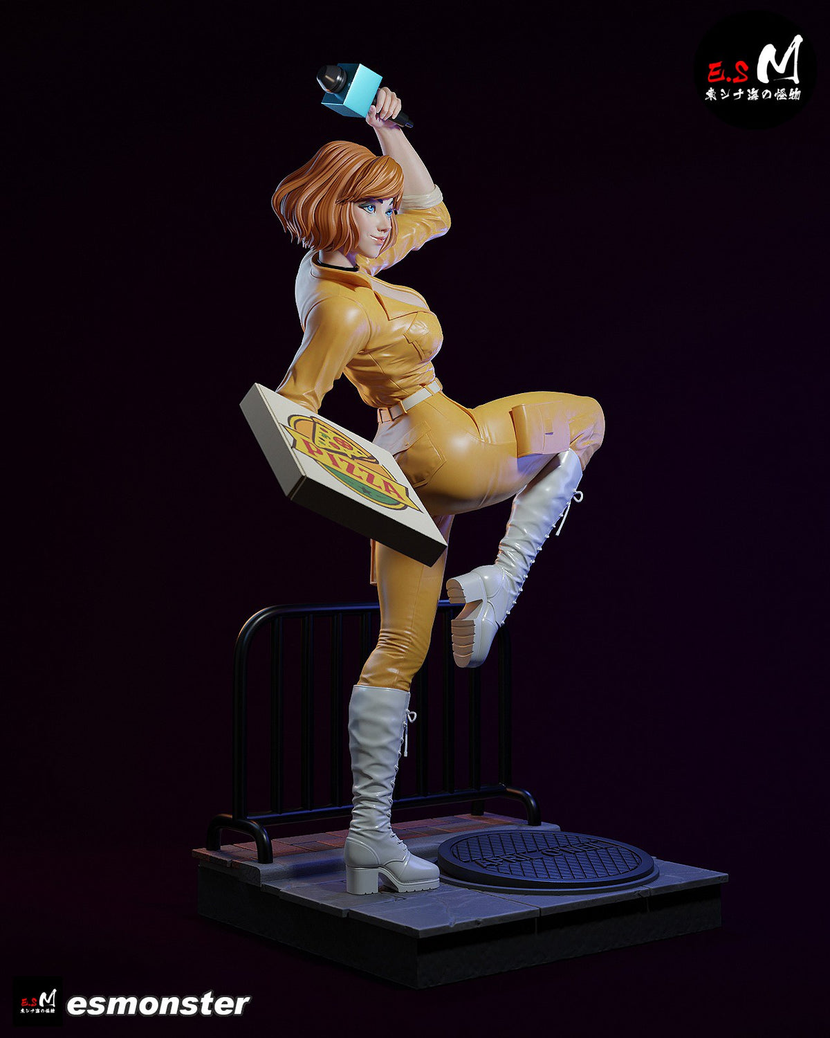 April O'Neil resin figure