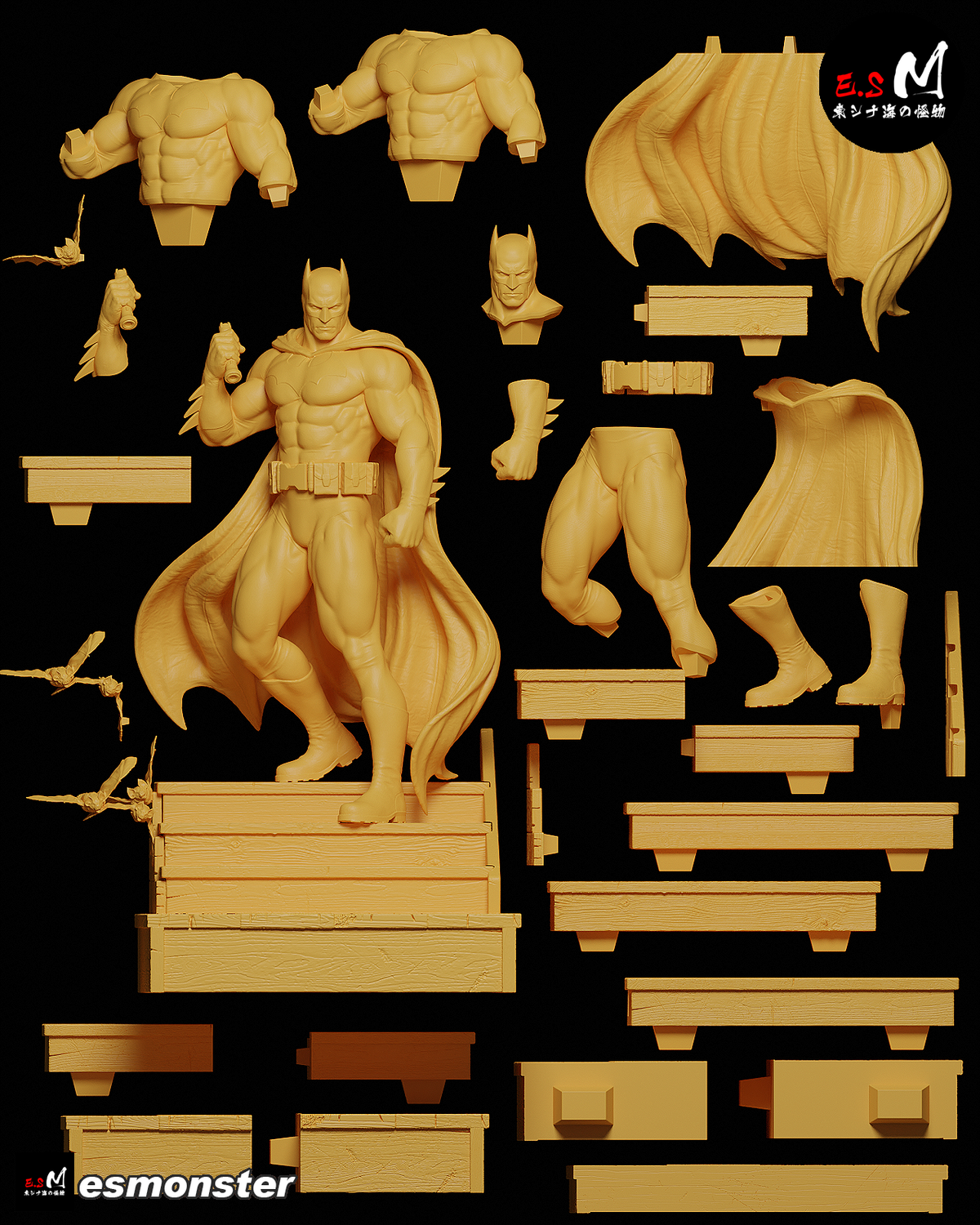Batman resin figure