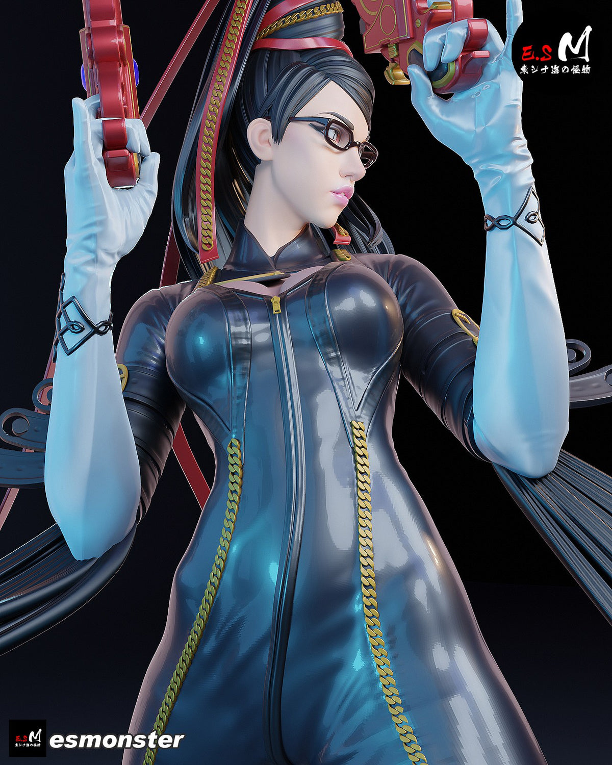 Bayonetta resin figure