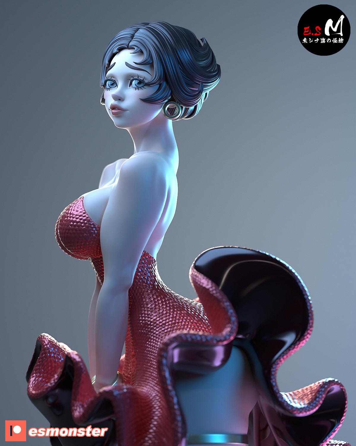 Betty Boop resin figure