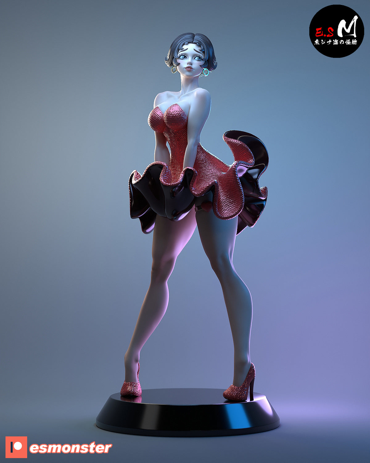 Betty Boop resin figure
