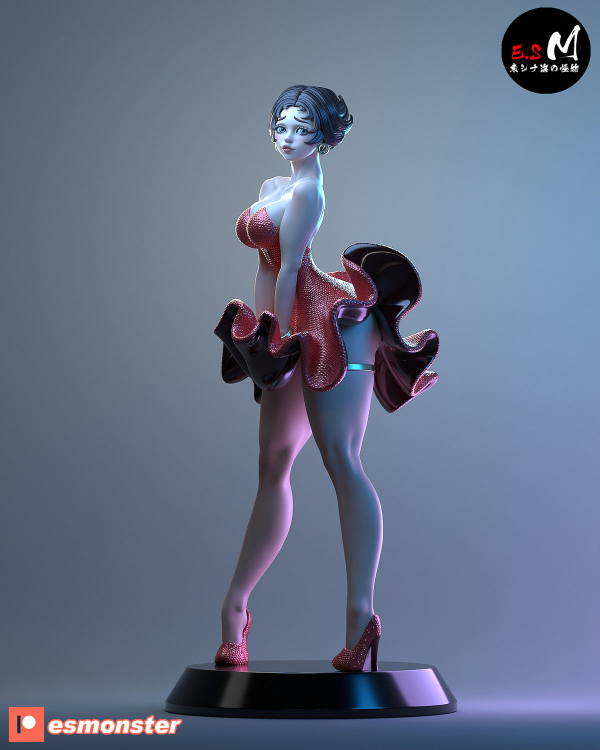 Betty Boop resin figure