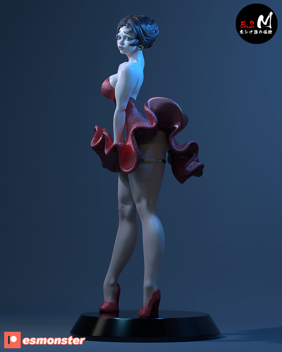 Betty Boop resin figure