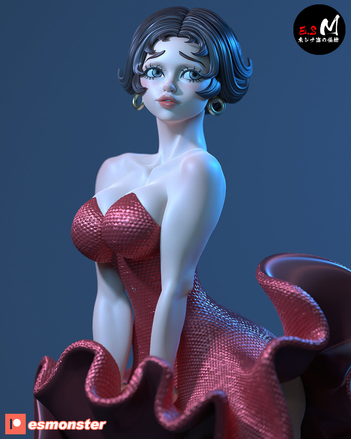 Betty Boop resin figure