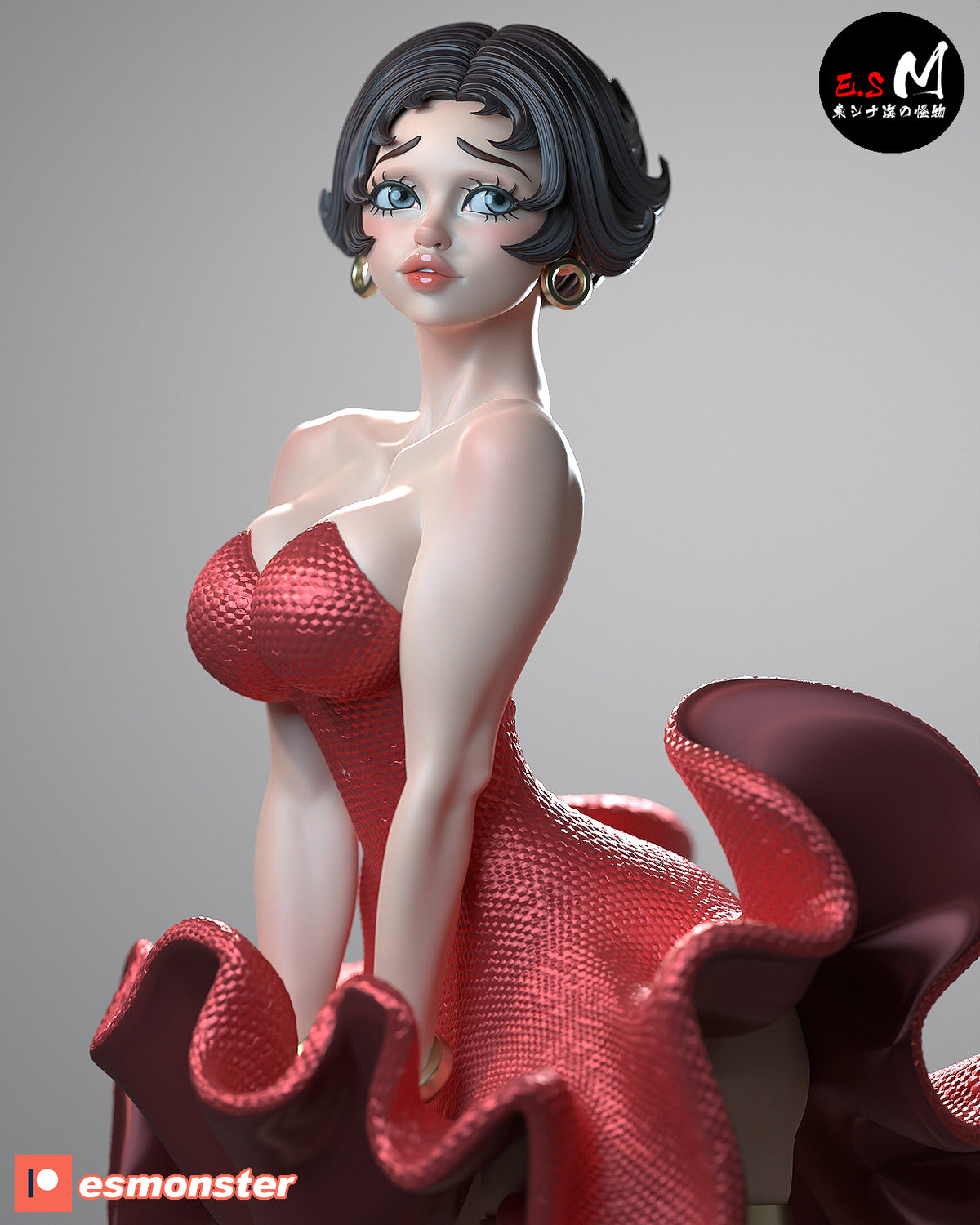 Betty Boop resin figure
