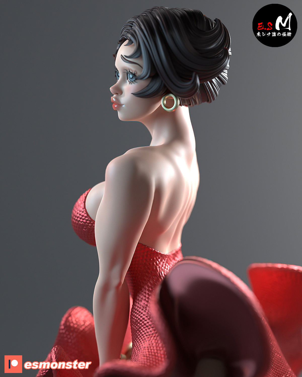Betty Boop resin figure