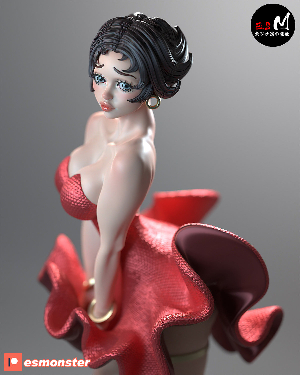 Betty Boop resin figure