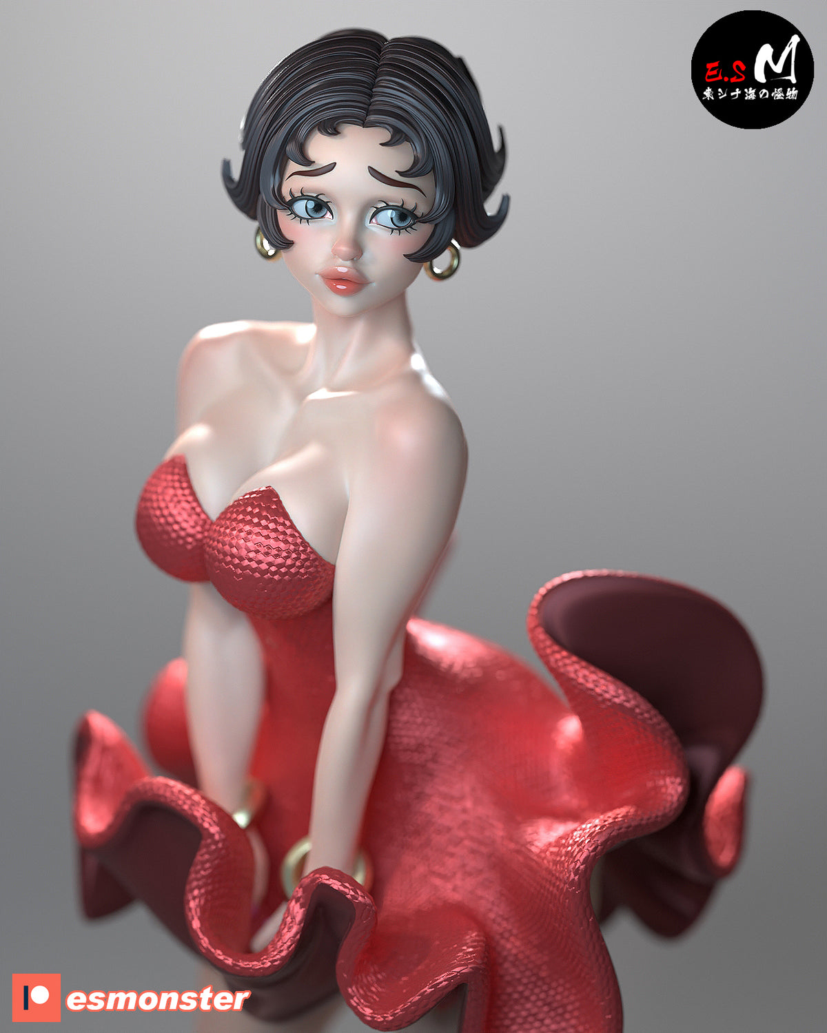 Betty Boop resin figure