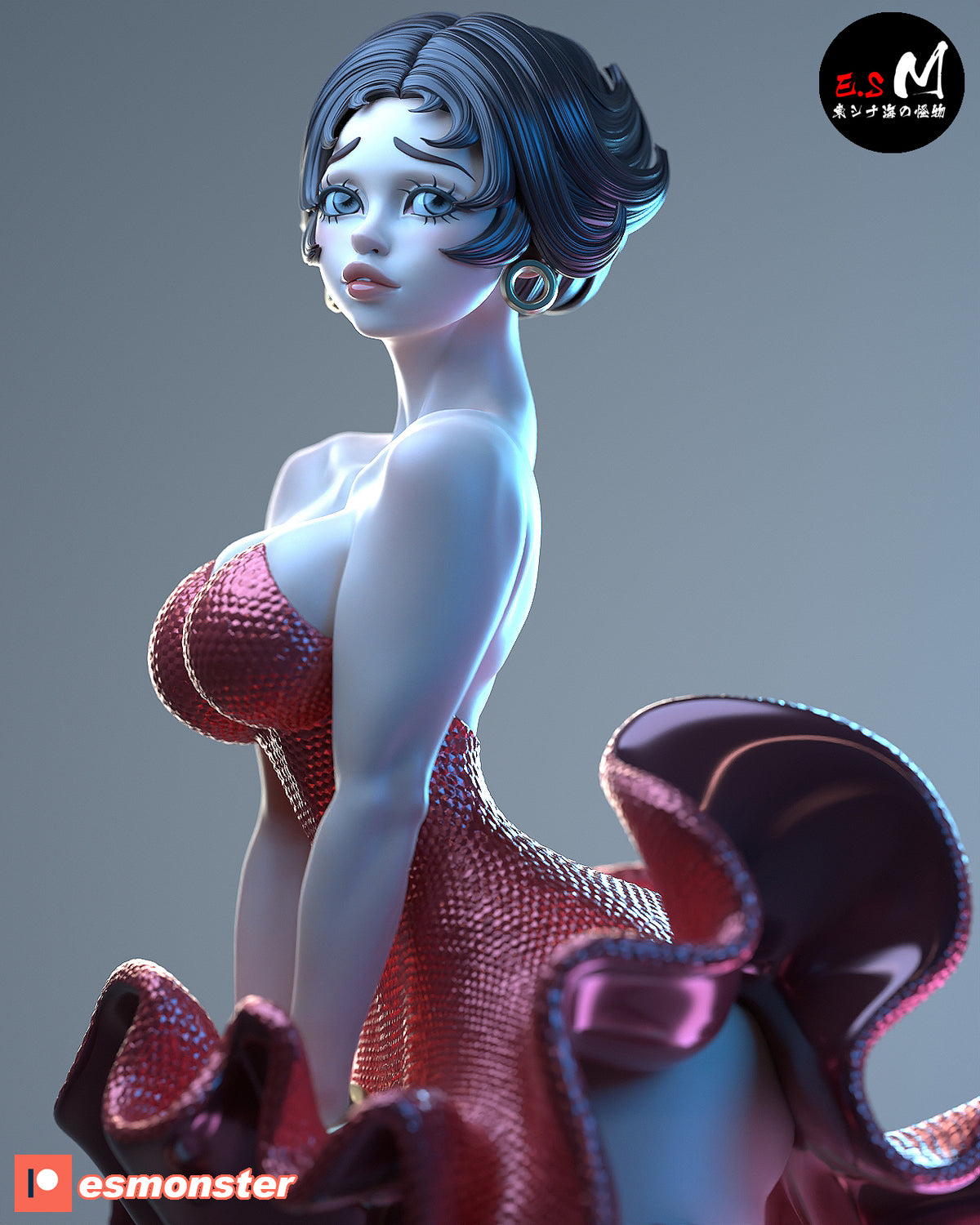 Betty Boop resin figure