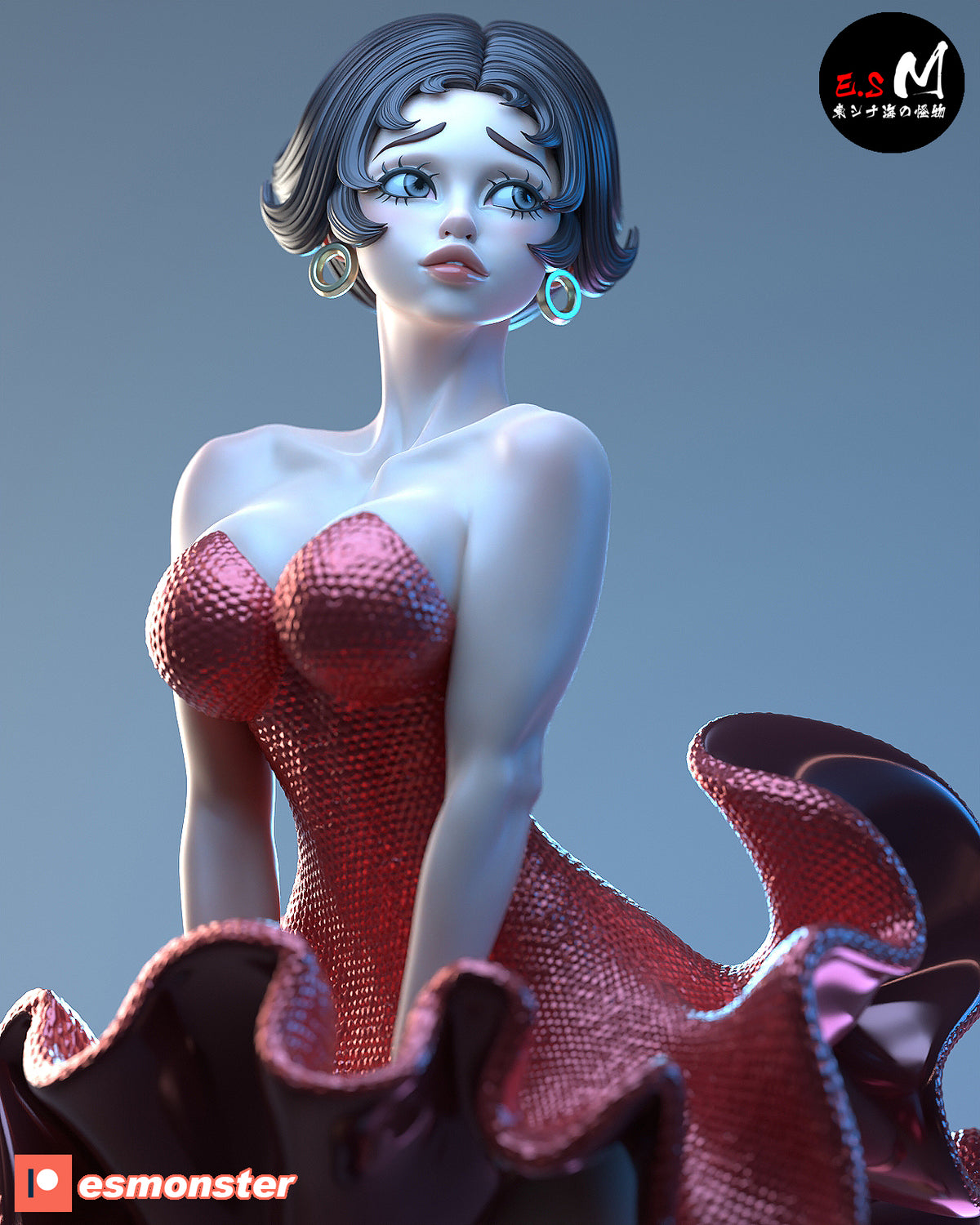 Betty Boop resin figure