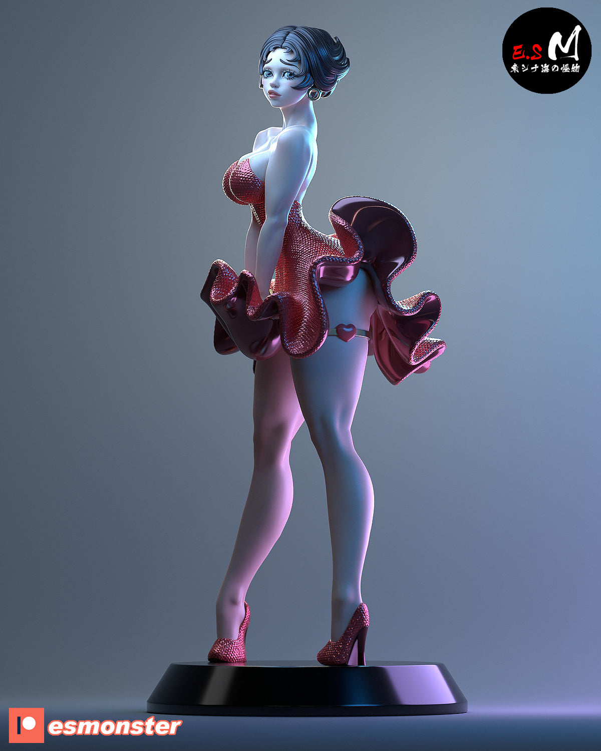 Betty Boop resin figure