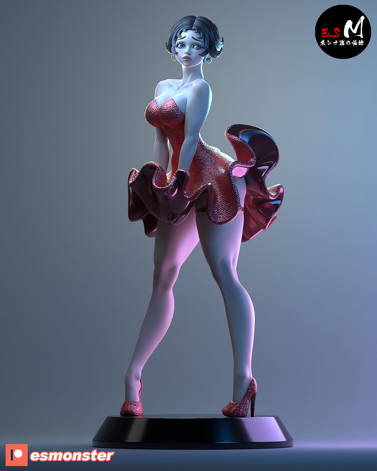 Betty Boop resin figure