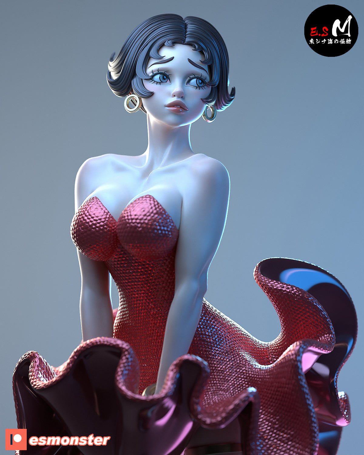 Betty Boop resin figure