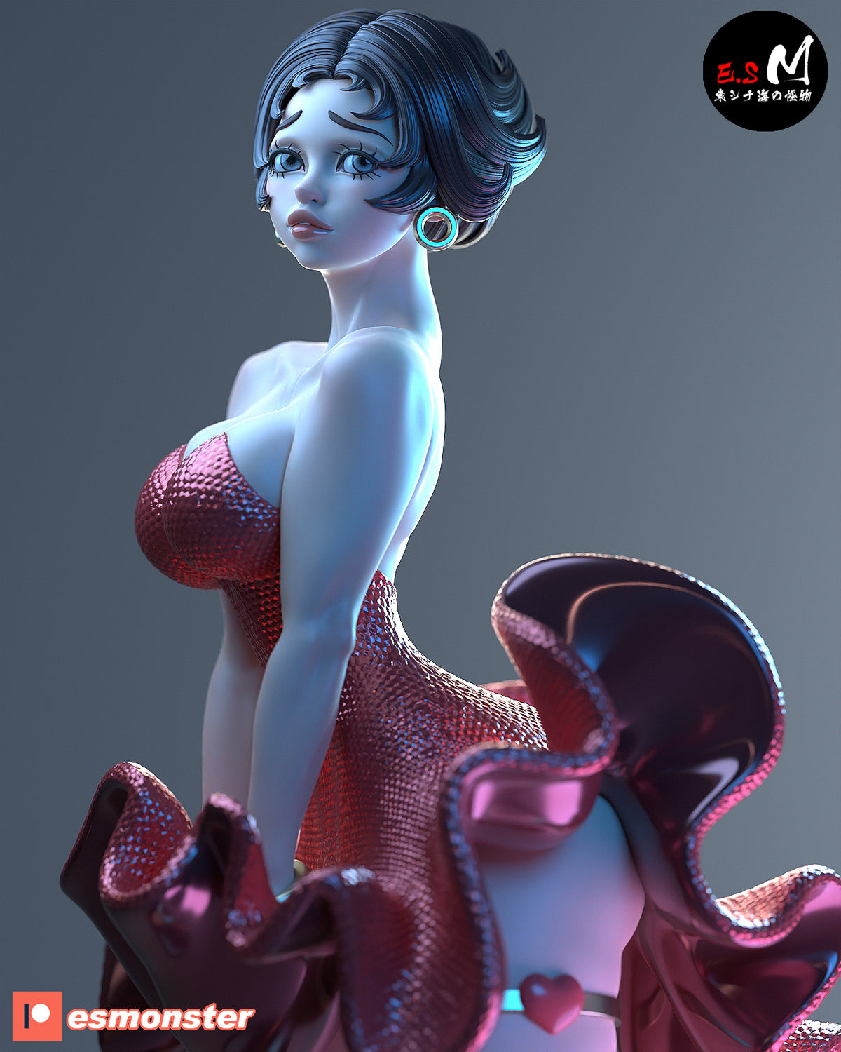 Betty Boop resin figure