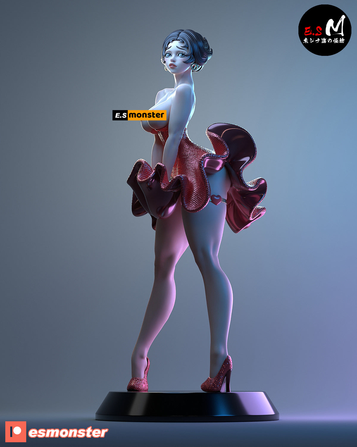 Betty Boop resin figure