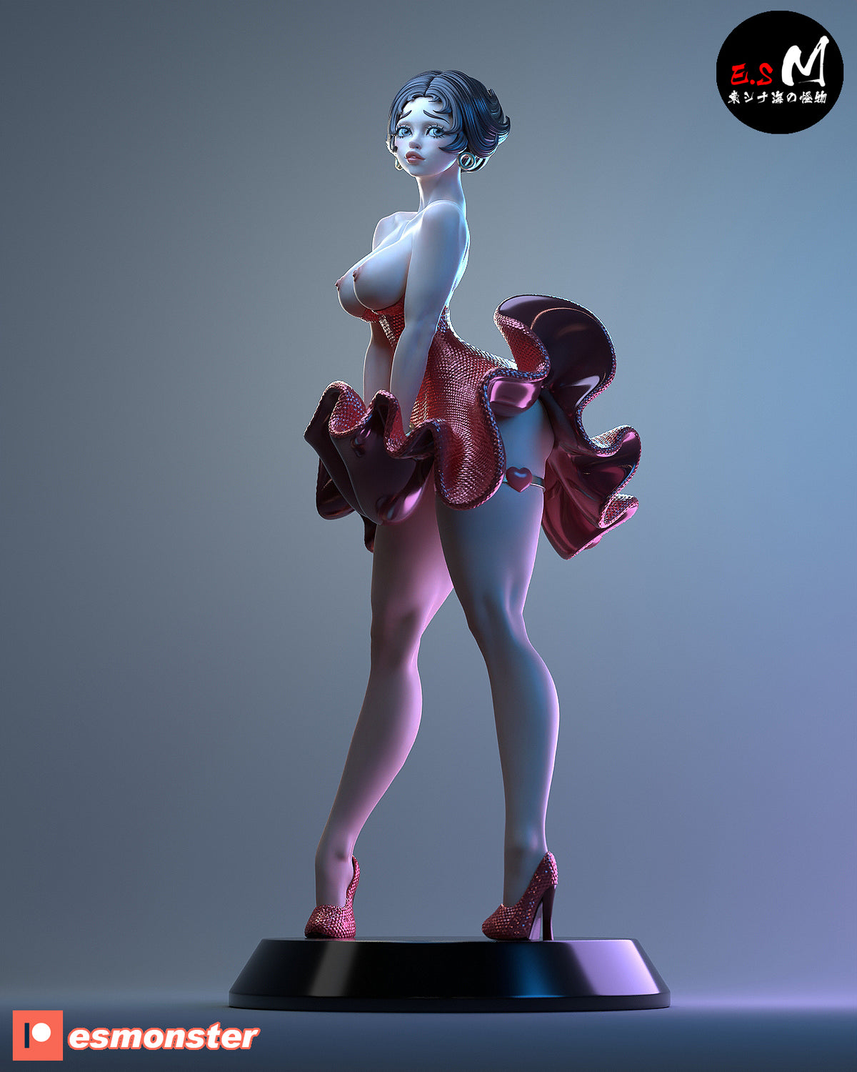 Betty Boop resin figure