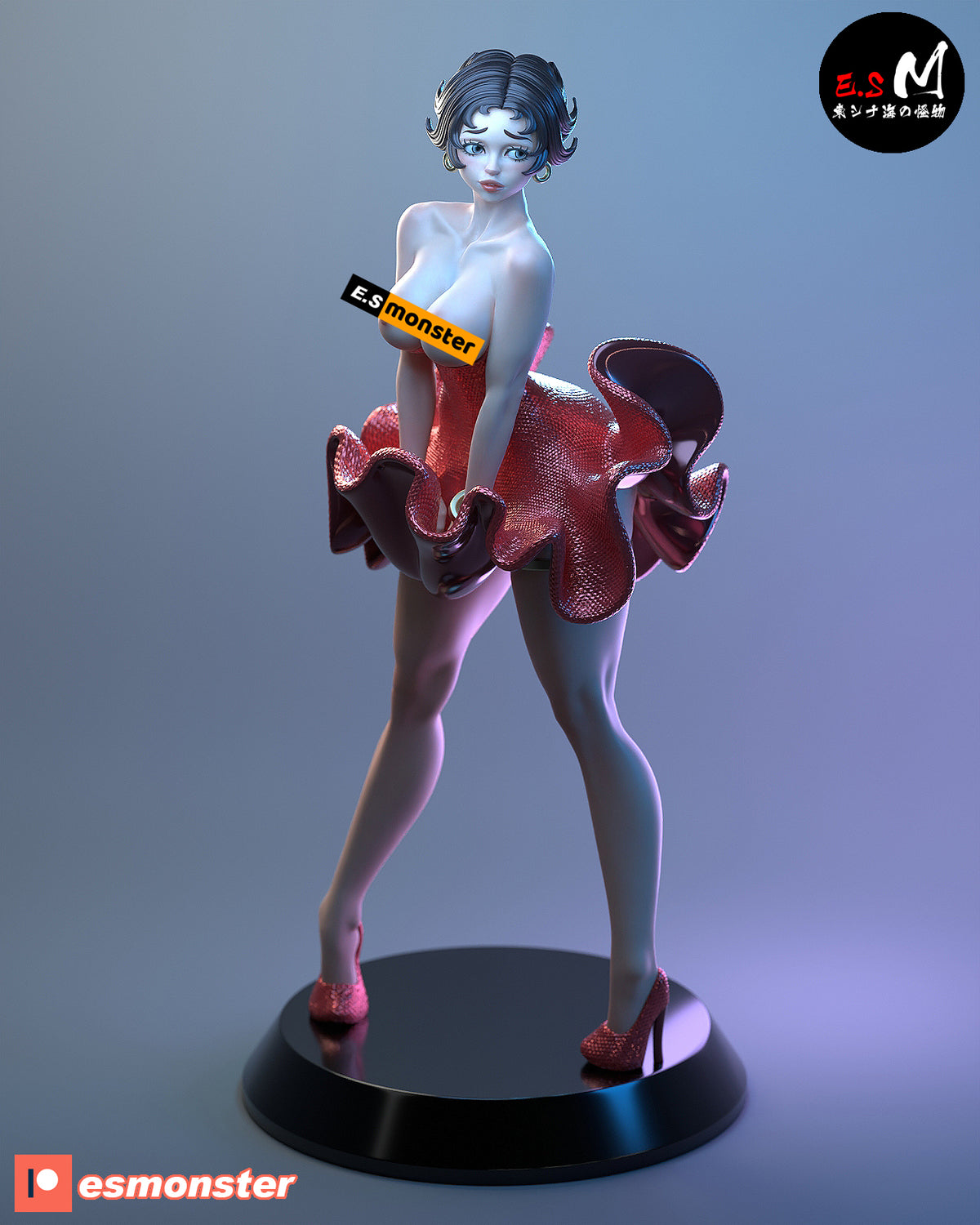 Betty Boop resin figure