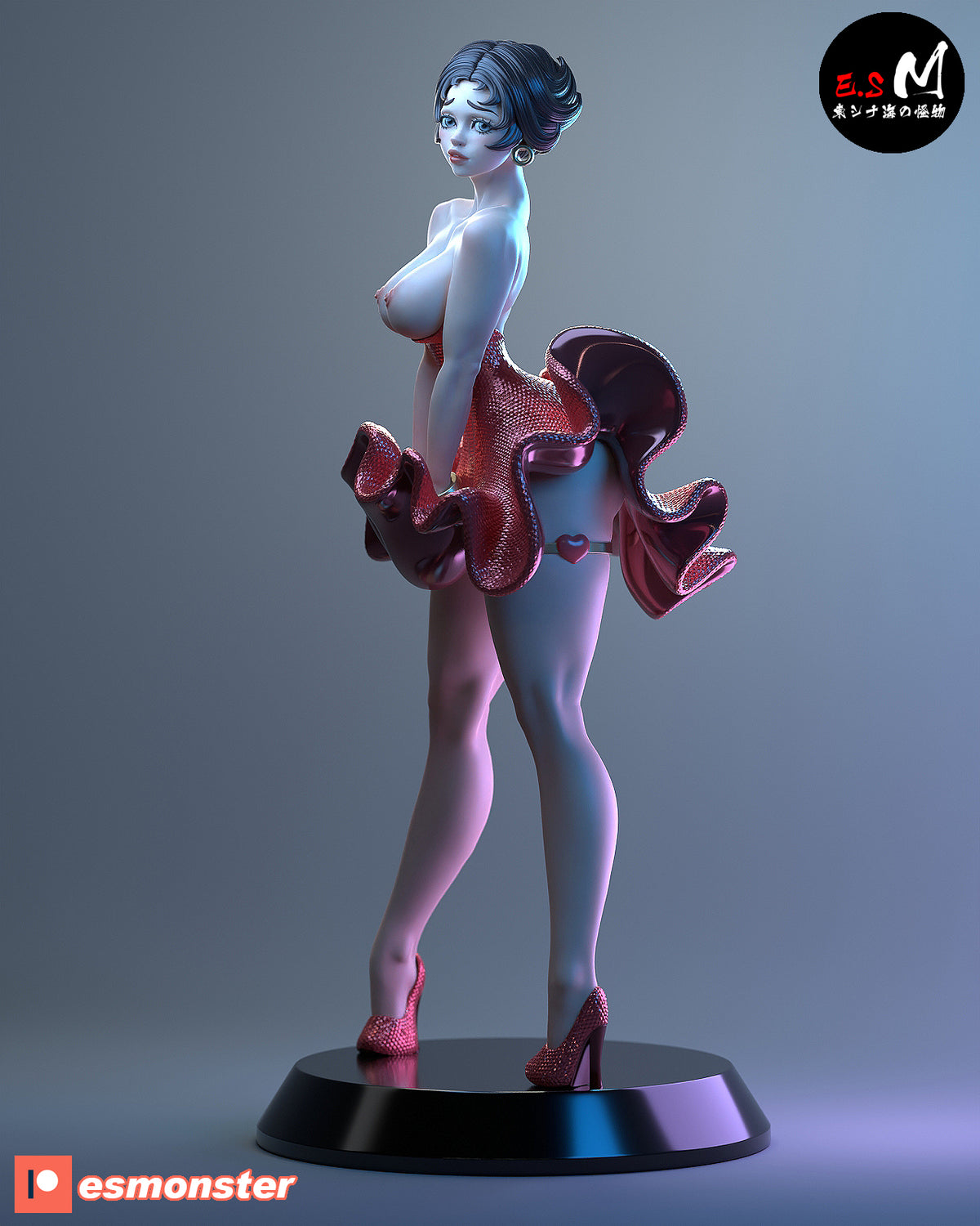 Betty Boop resin figure