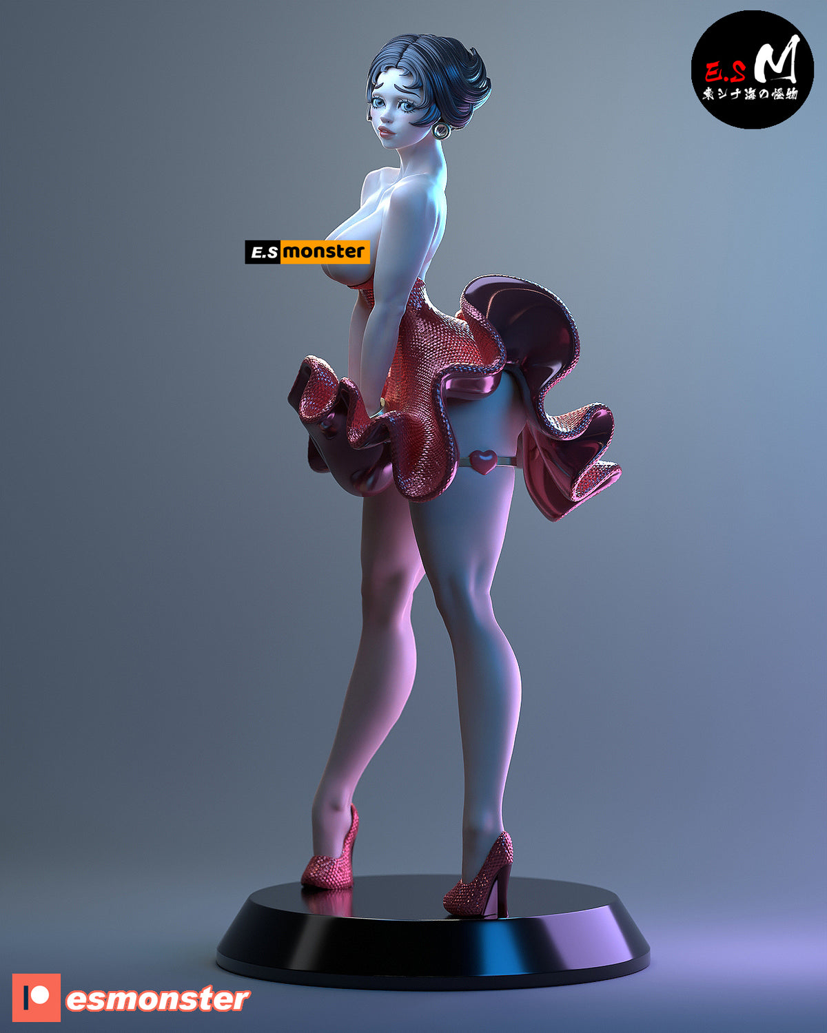 Betty Boop resin figure