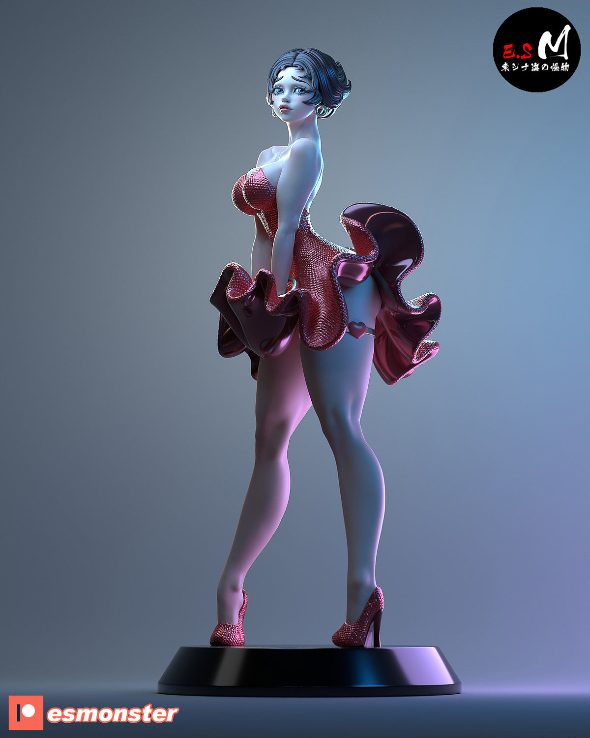 Betty Boop resin figure