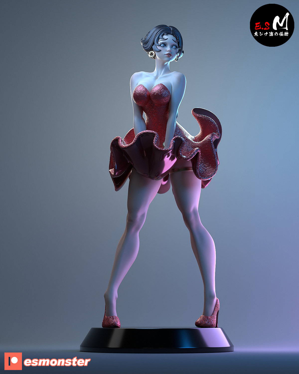 Betty Boop resin figure